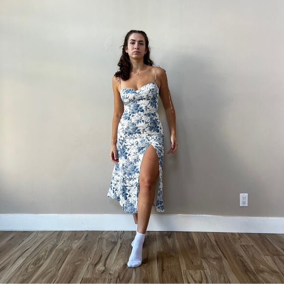 Reformation Juliette Dress | 🐋Pompadour🎉SALE🎀 NEW - Picture 2 of 13